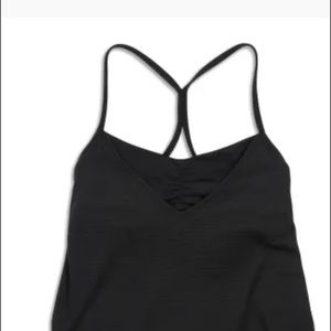 Lululemon athletica Roll out TANK  TOP/ work out with built in sport Bra!